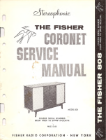 Fisher CORONET-808 - Service Manual 